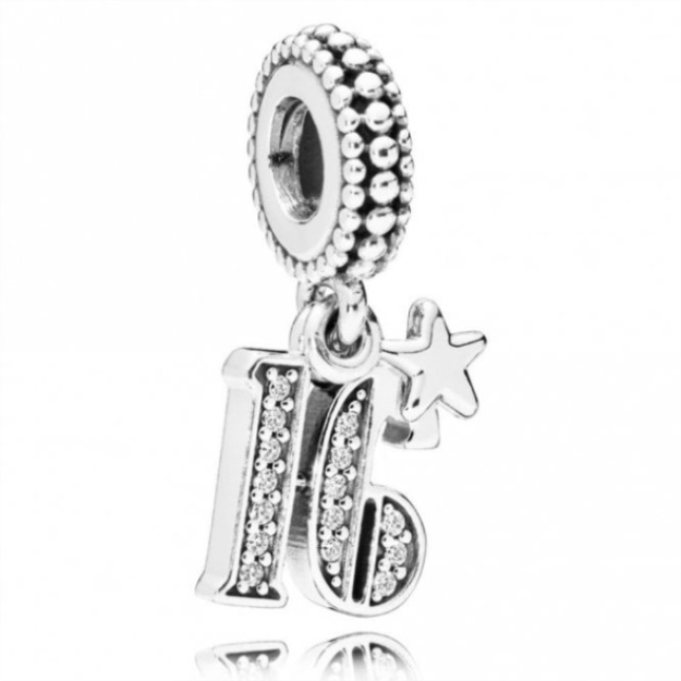 16 Years of Love Dangle Charms Pandora