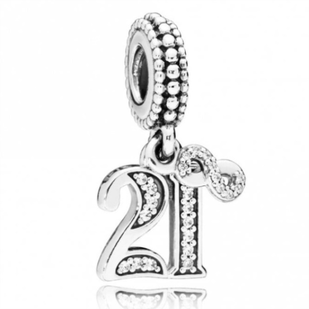 21 Years of Love Dangle Charms Pandora