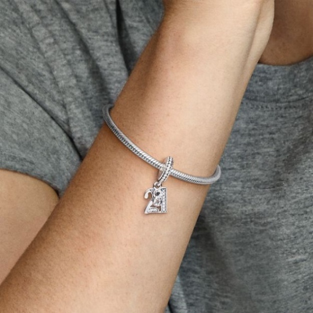 21St Celebration Dangle Charm Pandora