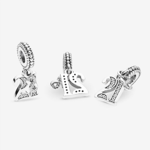 21St Celebration Dangle Charm Pandora