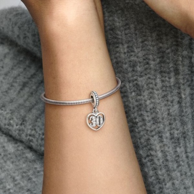 30th Celebration Dangle Charm Pandora