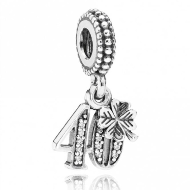40 Years of Love Dangle Charms Pandora