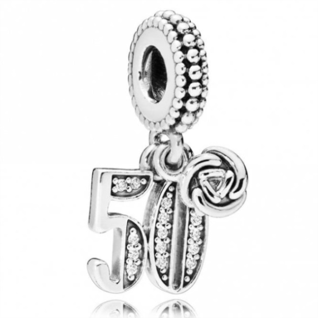 50th Celebration Dangle Charms Pandora