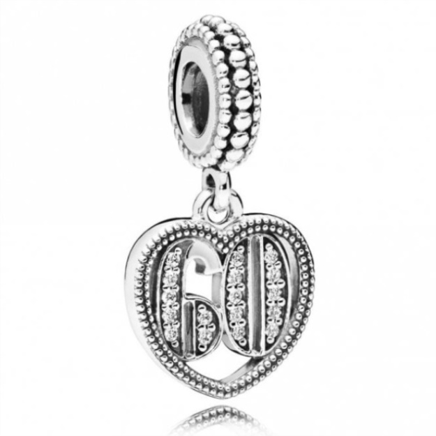 60 Years of Love Dangle Charms Pandora