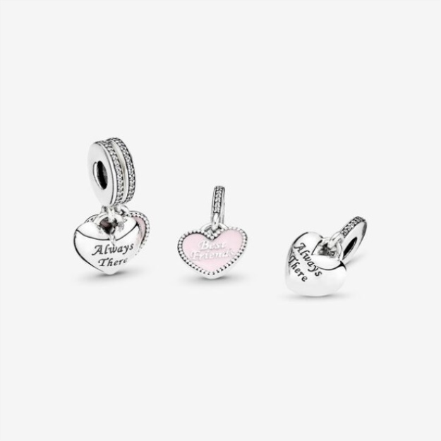 Always There Heart Dangle Charm Pandora