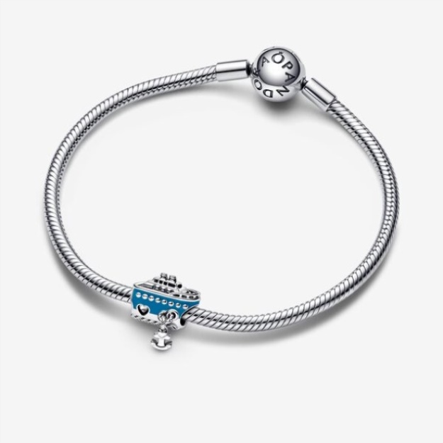 Anchored Cruise Ship Charm Pandora