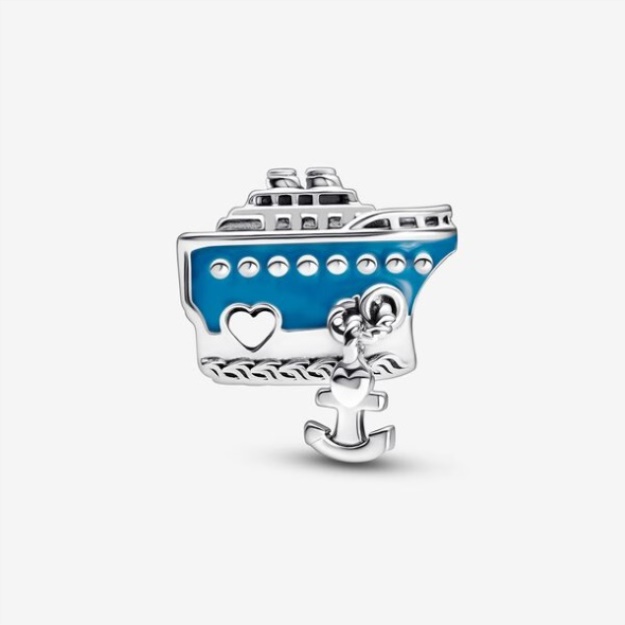 Anchored Cruise Ship Charm Pandora