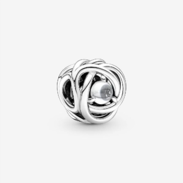 April Birthstone Eternity Circle Charms Pandora