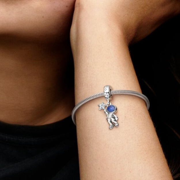 Astronaut In The Galaxy Dangle Charm Pandora