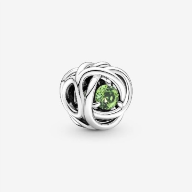 August Birthstone Eternity Circle Charms Pandora