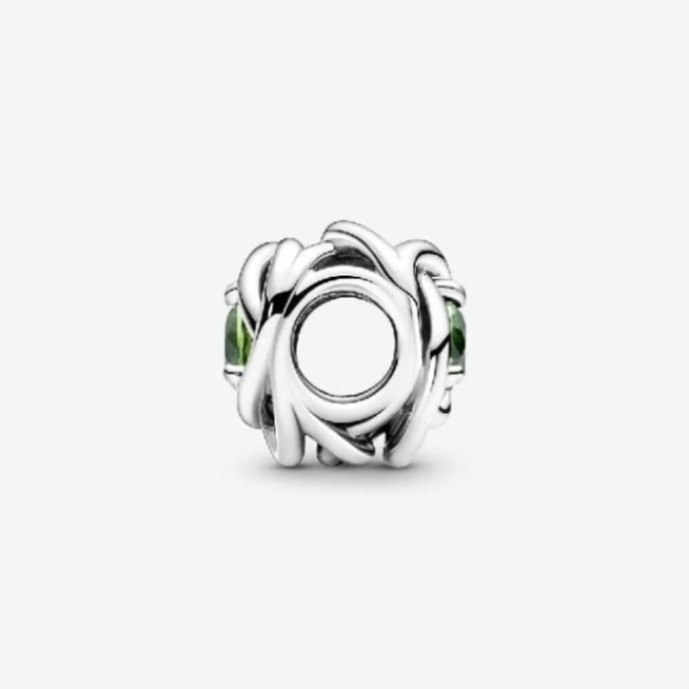 August Birthstone Eternity Circle Charms Pandora
