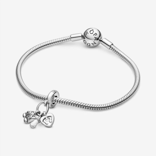 Baby Bottle And Shoes Dangle Charm Pandora