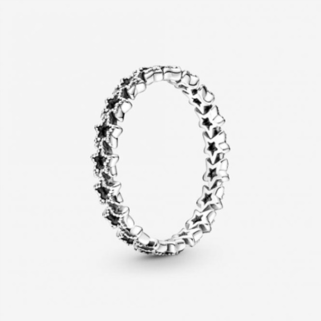 Band of Asymmetric Stars Ring Brand Pandora