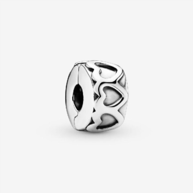 Band of Hearts Clip Charms Pandora
