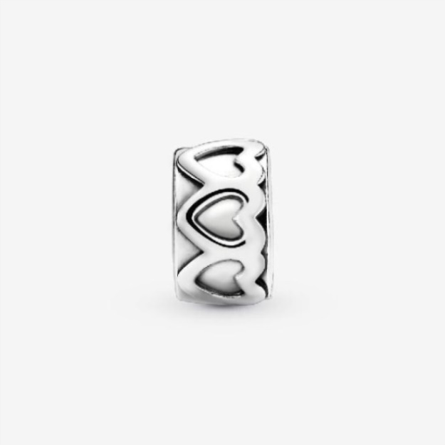 Band of Hearts Clip Charms Pandora
