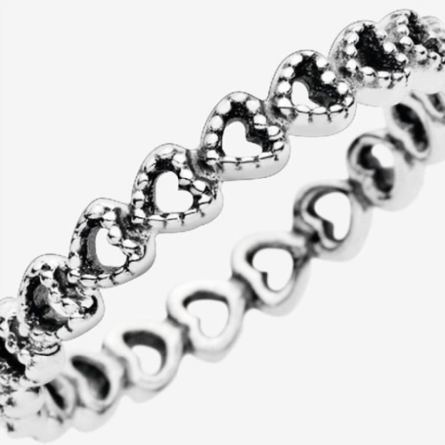 Band of Hearts Pandora Brand Ring
