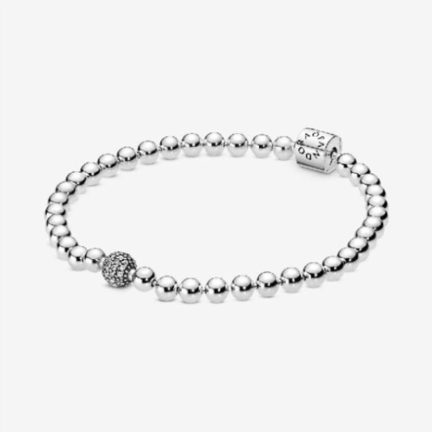 Beads  Pave Pandora Brand Bracelet