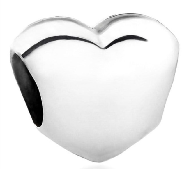 Big Smooth Heart Charm PANDORA