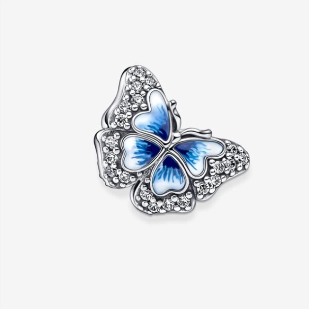 Blue Butterfly Sparkling Charm Pandora