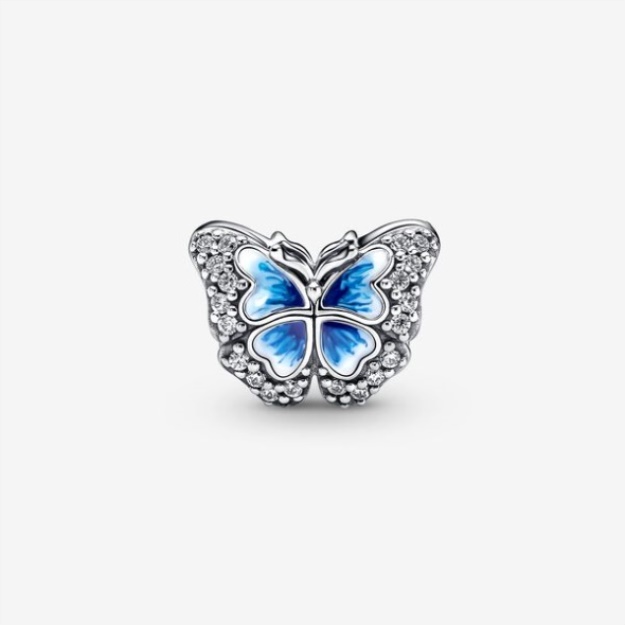Blue Butterfly Sparkling Charm Pandora