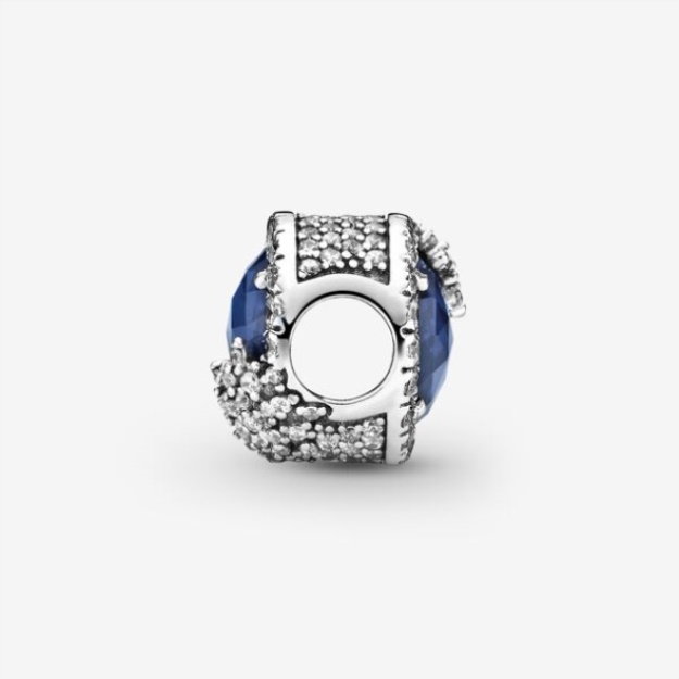 Blue Dazzling Snowflake Charm Pandora