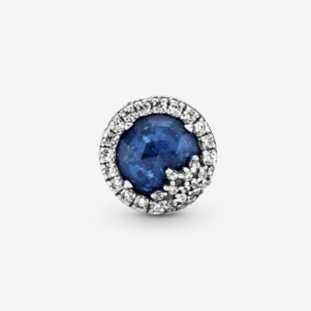 Blue Dazzling Snowflake Charms Pandora