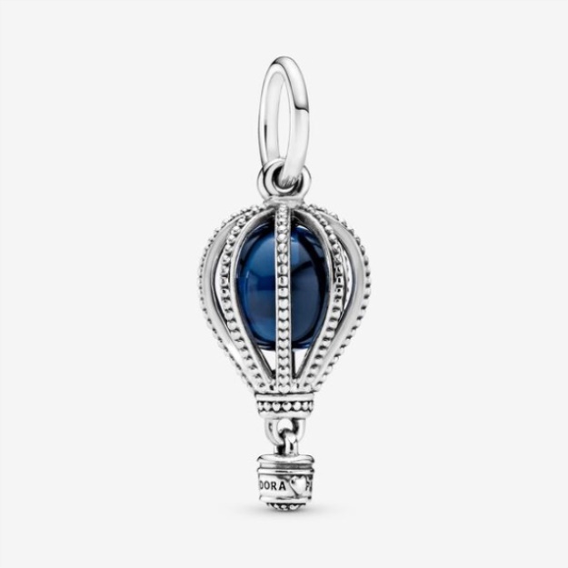 Blue Hot Air Balloon Travel Charm Pandora