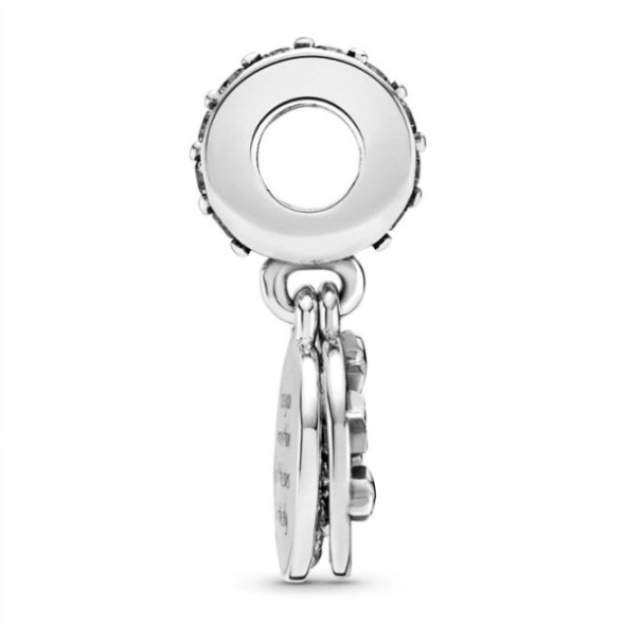 Blue Night Sky Crescent Moon  Stars Dangle Charms Pandora