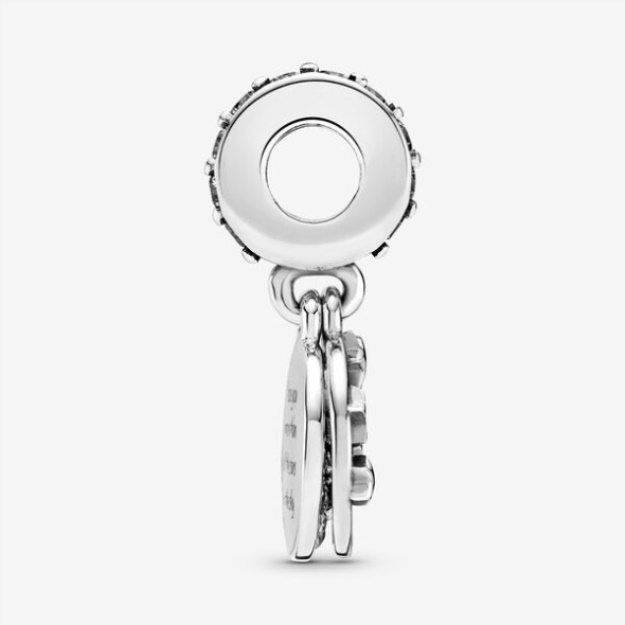 Blue Night Sky Crescent Moon Stars Dangle Charm Pandora
