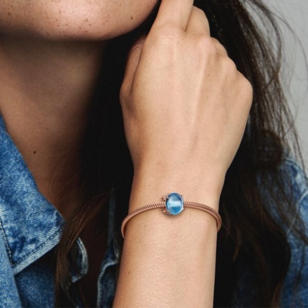 Blue Oval Cabochon Charm-Final Sale Pandora