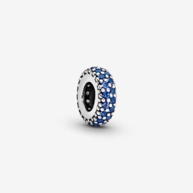 Blue Sparkle Spacer Charms Pandora