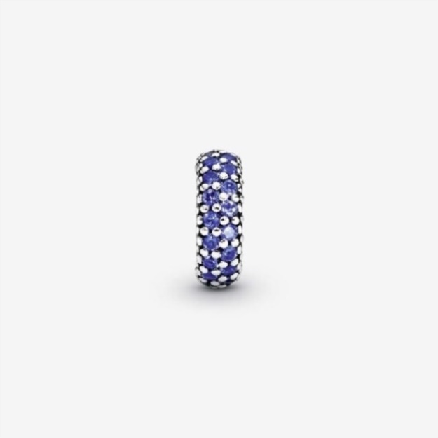 Blue Sparkle Spacer Charms Pandora