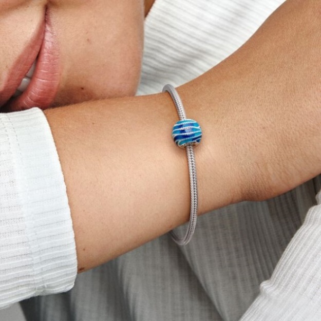 Blue Wave Charm Pandora
