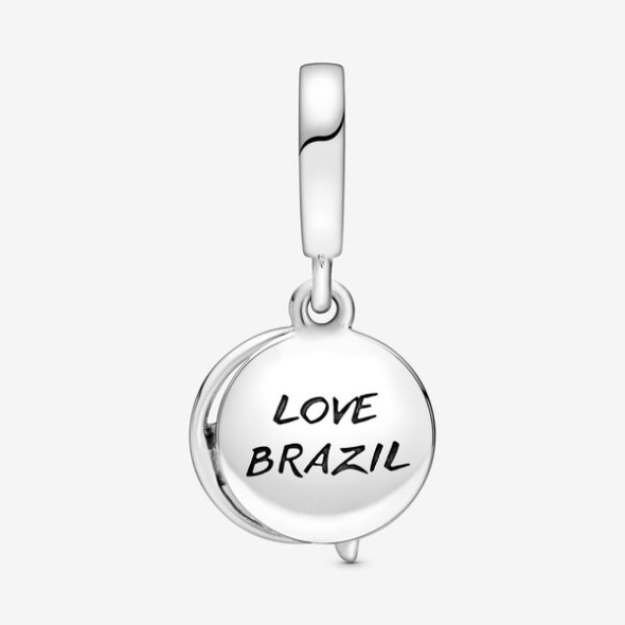 Brazil Beach Parrot Dangle Charm Pandora