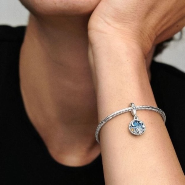 Camping Night Sky Double Dangle Charms Pandora