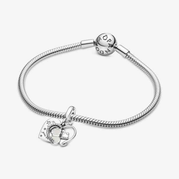 Cats Hearts Dangle Charm Pandora