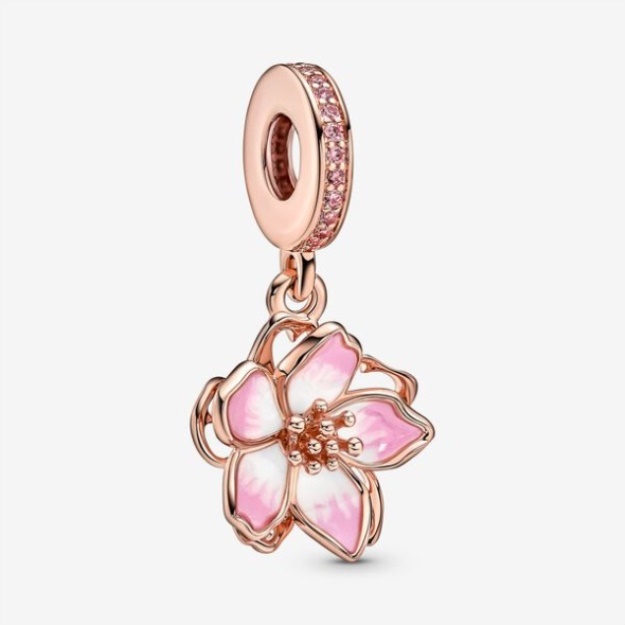 Cherry Blossom Pendant Necklace Set Pandora