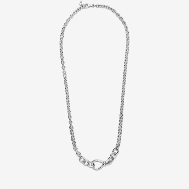 Chunky Infinity Knot Chain Necklace Pandora