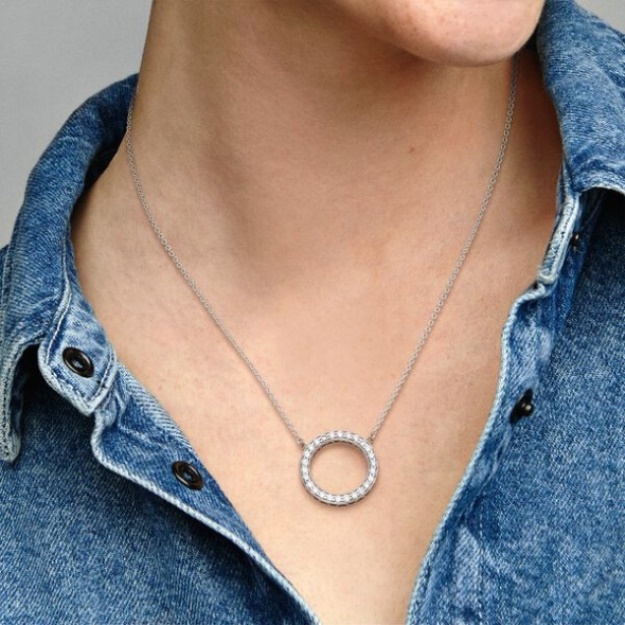 Circle Of Sparkle Necklace Pandora