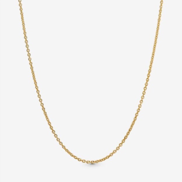 Classic Cable Chain Necklace Pandora Gold Plated
