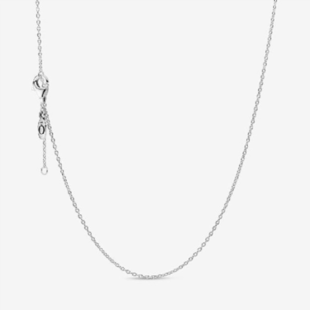Classic Pandora Brand Cable Chain Necklace