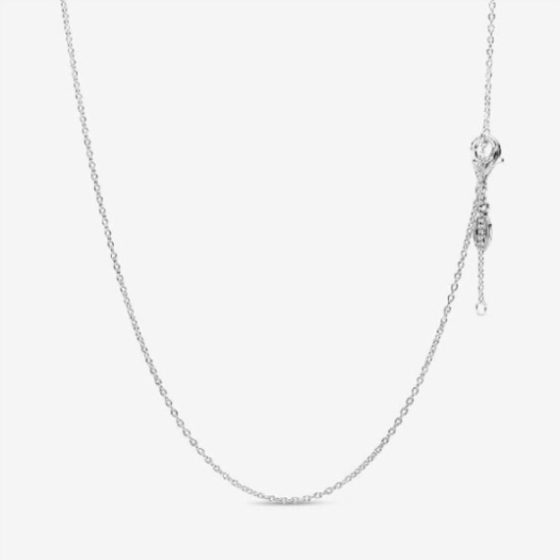 Classic Pandora Brand Cable Chain Necklace