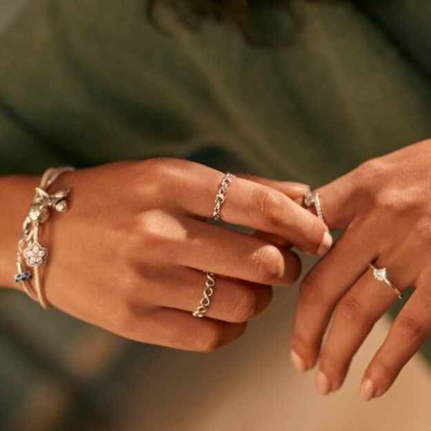 Clear Heart Solitaire Ring Pandora