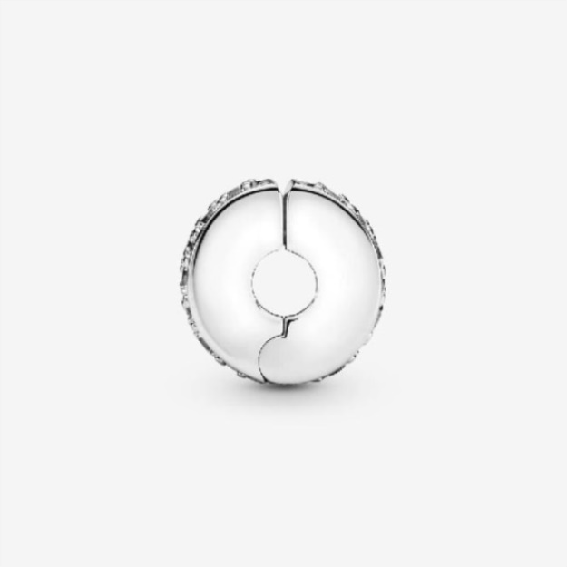 Clear Pave Clip Charms Pandora