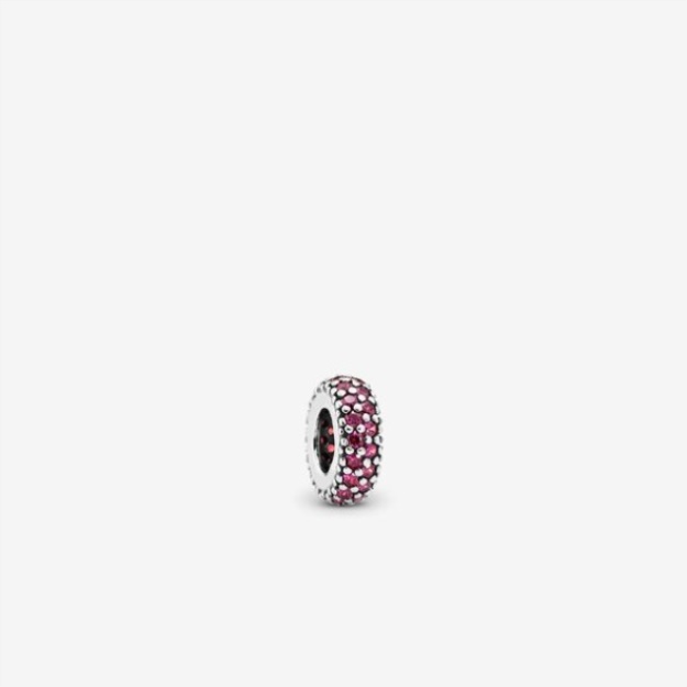 Clear Sparkle Spacer Charm Pandora Sterling Silver