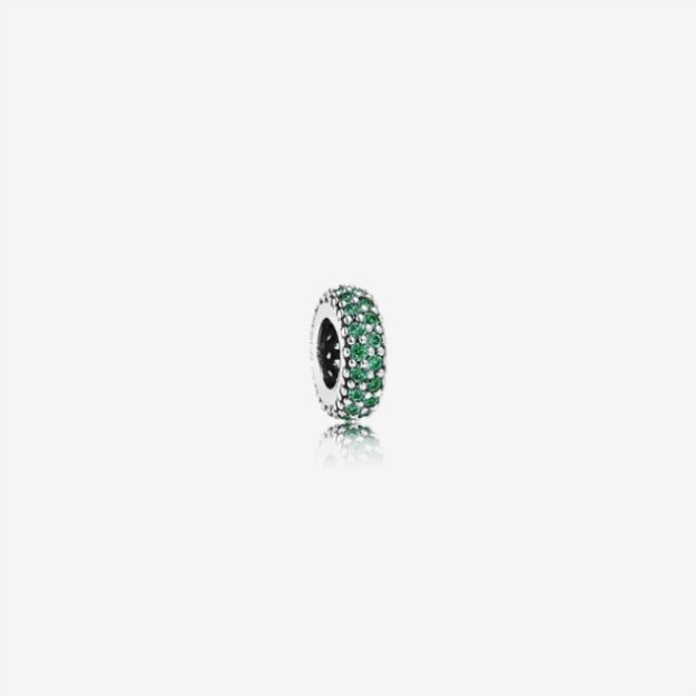 Clear Sparkle Spacer Charm Pandora Sterling Silver