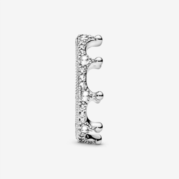 Clear Sparkling Crown Ring Pandora Sterling Silver