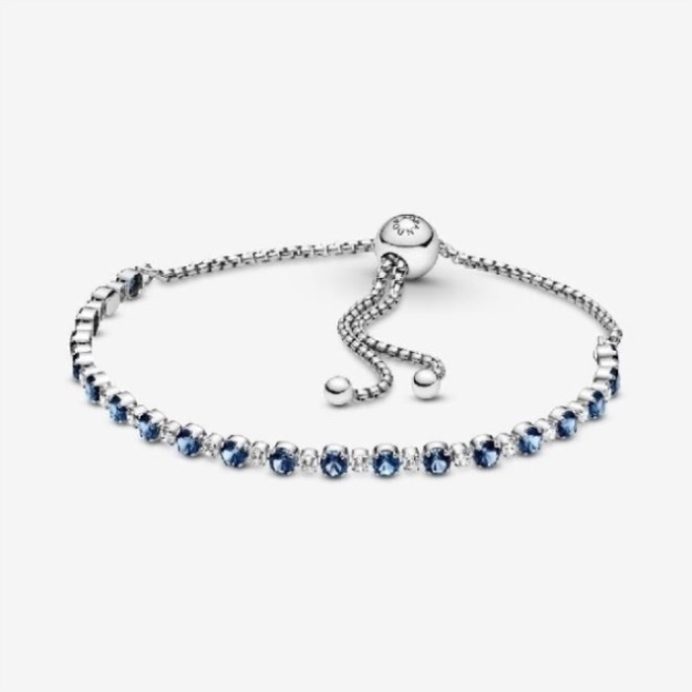 Clear Sparkling Slider Tennis Bracelet Pandora