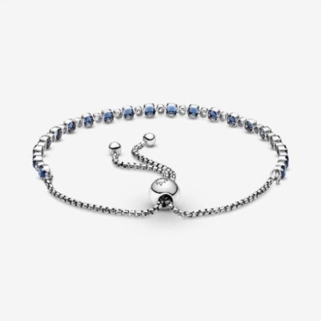 Clear Sparkling Slider Tennis Bracelet Pandora