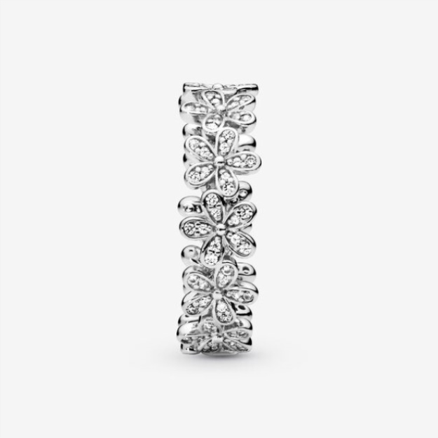 Daisy Flower Ring Pandora Sterling Silver